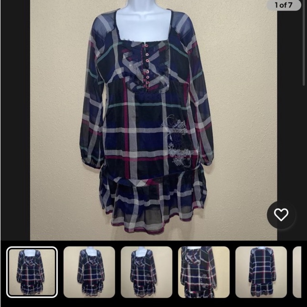 Plaid dress